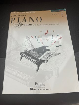 Piano Adventures for accelerated beginners 1