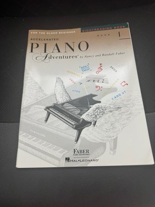 Piano Adventures for accelerated beginners 1