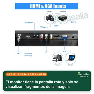 - Suprlipy monitor táctil capacitivo 19 pulgadas