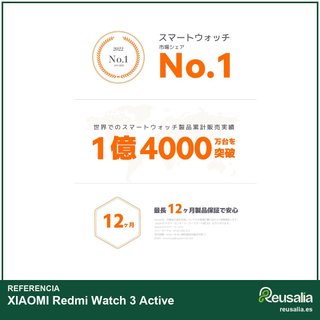 Xiaomi Redmi Watch 3 Active pantalla 1,83"