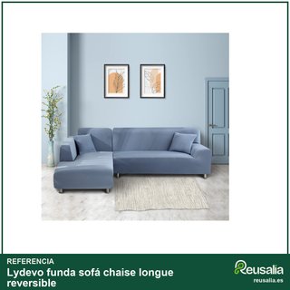 Lydevo funda sofá chaise longue reversible