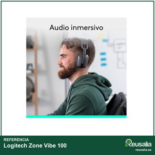 Logitech Zone Vibe 100 auriculares inalámbricos