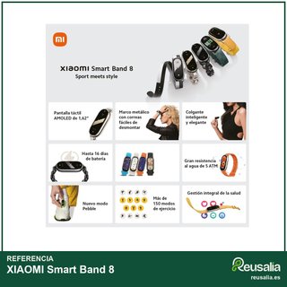 XIAOMI Smart Band 8 pulsera actividad AMOLED