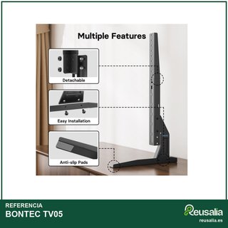 BONTEC soporte pie TV 22-65 pulgadas