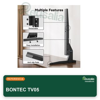 BONTEC soporte pie TV 22-65 pulgadas