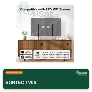 BONTEC soporte pie TV 22-65 pulgadas