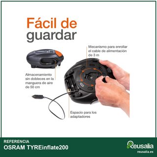 OSRAM TYREinflate200 compresor portátil aire