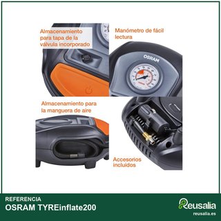 OSRAM TYREinflate200 compresor portátil aire