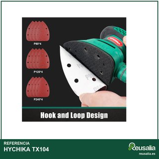 HYCHIKA Lijadora madera 140W recogida polvo