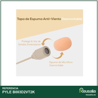 PYLE micrófono diadema omnidireccional
