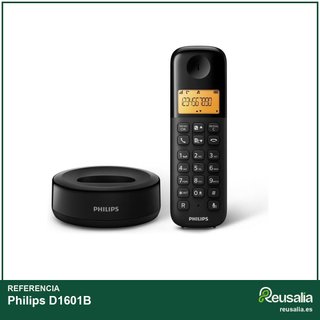 Philips D1601B teléfono inalámbrico sonido claro
