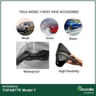 Guardabarros protección flexible Tesla accesorios