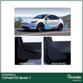 Guardabarros protección flexible Tesla accesorios