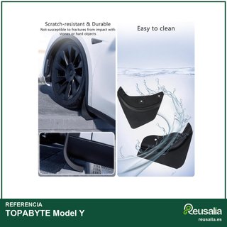 Guardabarros protección flexible Tesla accesorios
