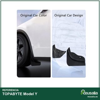 Guardabarros protección flexible Tesla accesorios