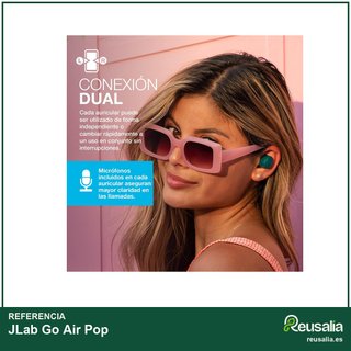 JLab Go Air Pop auriculares inalámbricos bluetooth