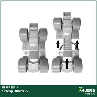 Set rollers 4 ruedas con protecciones