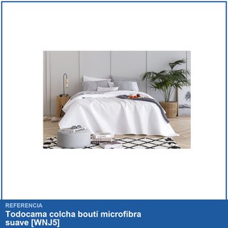 Todocama colcha boutí microfibra suave [WNJ5]