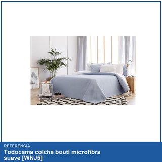Todocama colcha boutí microfibra suave [WNJ5]