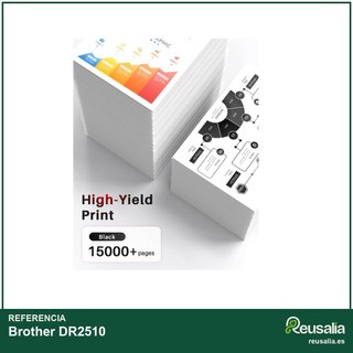 Brother DR2510 tambor compatible impresión