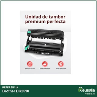 Brother DR2510 tambor compatible impresión