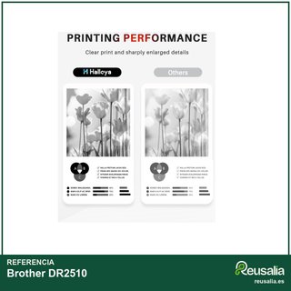Brother DR2510 tambor compatible impresión