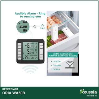 ORIA termómetro digital refrigerador congelador