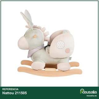 Nattou 211505 balancín infantil seguro estimulante
