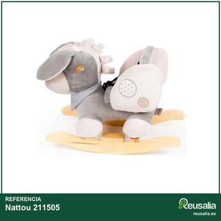 Nattou 211505 balancín infantil seguro estimulante