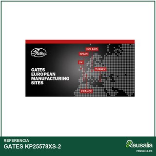 GATES KP25578XS-2 bomba agua kit correa