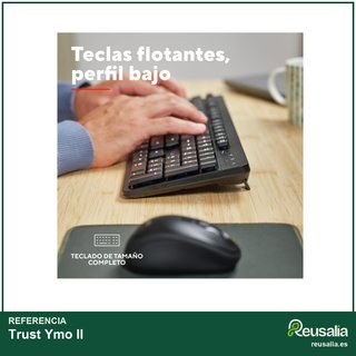 Trust Ymo II teclado ratón inalámbrico USB
