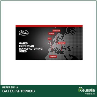 GATES KP15598XS bomba agua y kit distribución