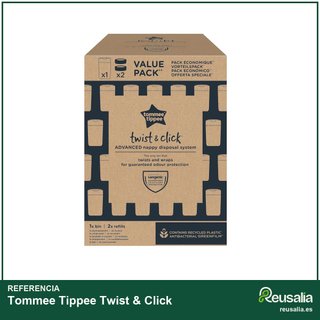 Tommee Tippee Twist & Click contenedor pañales