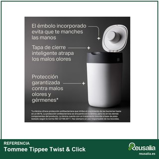 Tommee Tippee Twist & Click contenedor pañales