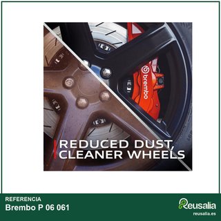 Brembo P 06 061 pastilla freno trasero calidad