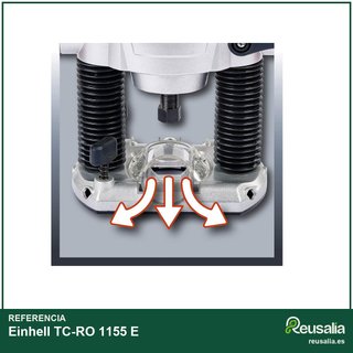 Einhell TC-RO 1155 E fresadora eléctrica control