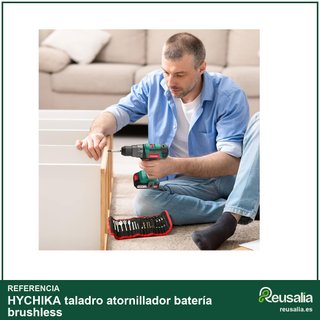 HYCHIKA taladro atornillador batería brushless