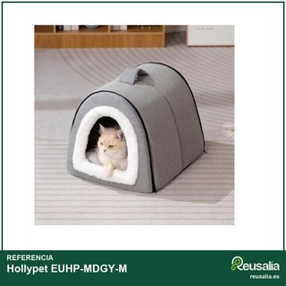 Hollypet cama suave cálida plegable