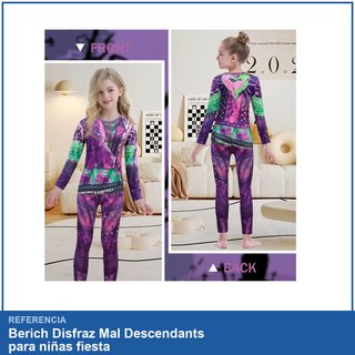 Disfraz Mal Descendants para niñas fiesta