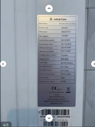 Calentador Ariston Next EVO