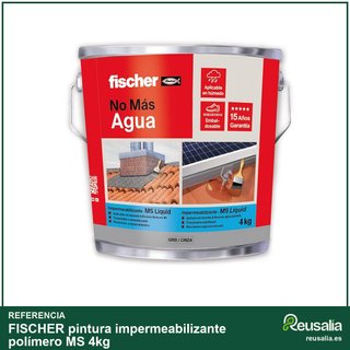 FISCHER pintura impermeabilizante polímero MS 4kg