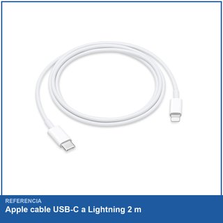 Apple cable USB-C a Lightning 2 m