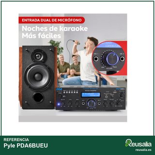 Pyle amplificador audio 200W Bluetooth USB