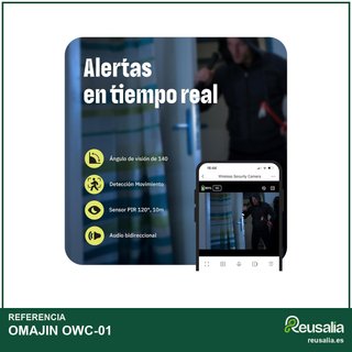 OMAJIN cámara seguridad 2K inalámbrica OWC-01
