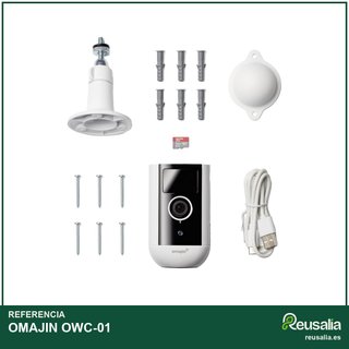 OMAJIN cámara seguridad 2K inalámbrica OWC-01