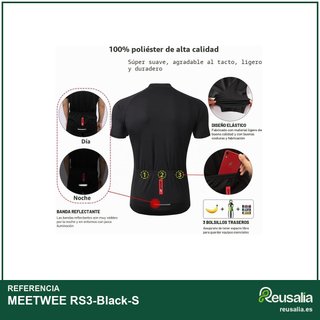 MEETWEE maillot ciclismo hombre manga corta