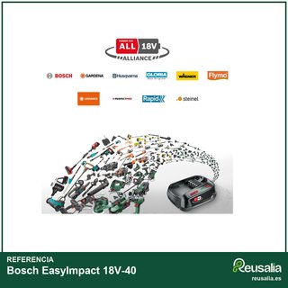 - Bosch EasyImpact taladro percutor 18V