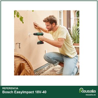 - Bosch EasyImpact taladro percutor 18V
