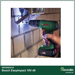 - Bosch EasyImpact taladro percutor 18V