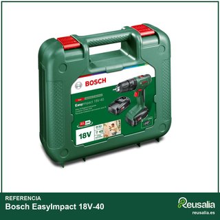 - Bosch EasyImpact taladro percutor 18V